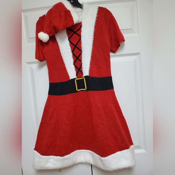 NWT Poof Dress/Hat Holiday Set/L - Picture 2 of 8